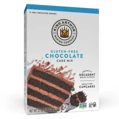 King Arthur Chocolate Cake Mix - Case of 6 - 22 oz.