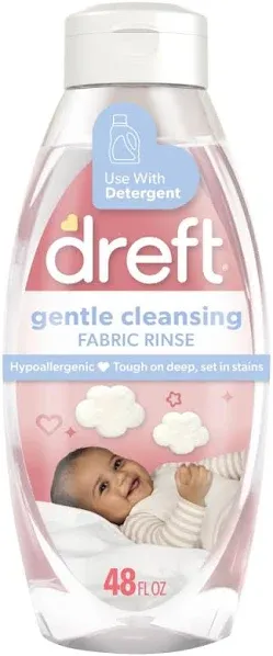 Dreft Baby Gentle Cleansing Fabric Rinse