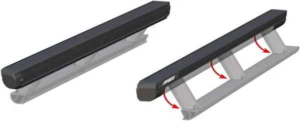 Aries 3025179 Black ActionTrac Powered Running Boards | Chevrolet Colorado Silverado 1500