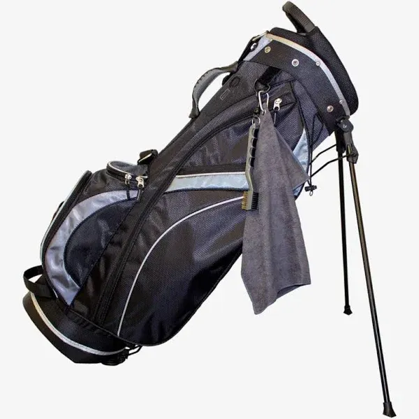 NEW Club Champ Golf Premium Stand / Carry Bag 7-Way Top - Black