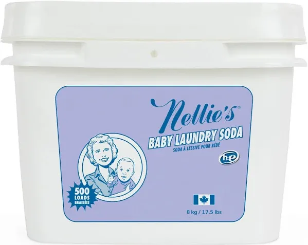 Nellie&#039;s Baby Laundry Soda - 500 Load Bucket