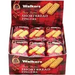 Walkers Shortbread Cookies, 2/Pack, 24 Packs/Box