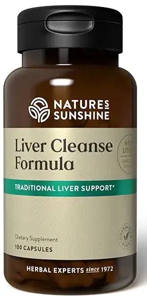 Nature's Sunshine Liver Cleanse Formula 100 Capsules