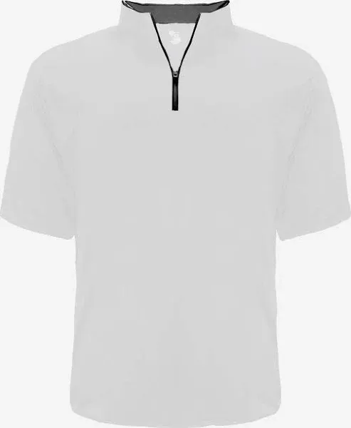 Badger 4199 B-Core Short Sleeve Quarter-Zip