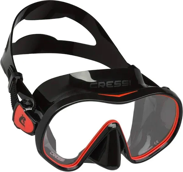 Cressi F-Dual Single Lens Frameless Scuba Mask