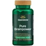 Swanson - Pure Brainpower - 60 vcaps