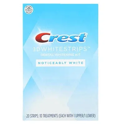 Crest 3D Whitestrips Noticeably White At-Home Teeth Whitening Kit