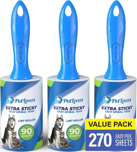 Petlovers Extra Sticky Lint Roller Value Set