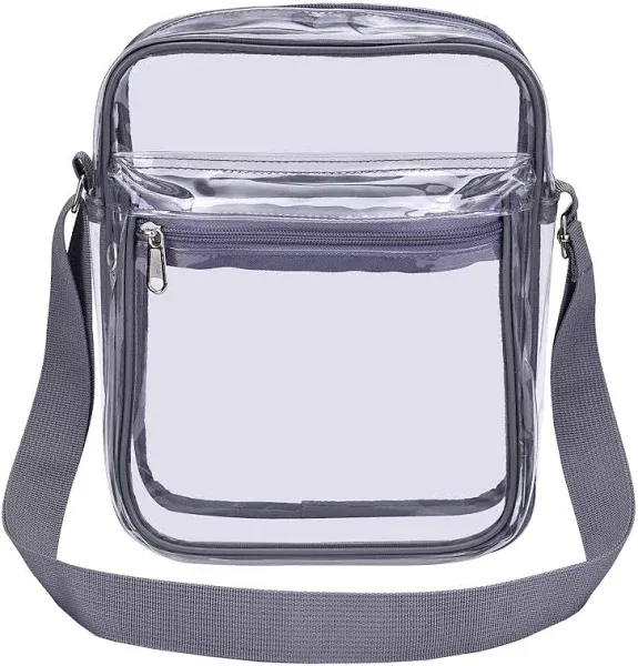 Clear Purse Stadium Clear Messenger Bag Red