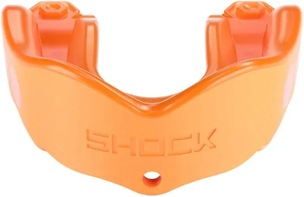 Shock Doctor Gel Max Mouth Guard Convertible Strap/Straples<wbr/>s NEW (Youth 10-) Red