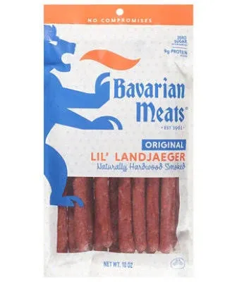 Lil&#039; Landjaeger German Style Smoked Sausage Snack Sticks, 10 Ounce