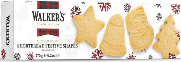 Walkers Festive Shapes Shortbread