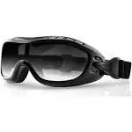 Bobster Adult Night Hawk II Over the Glass Goggles Black/Clear Lens