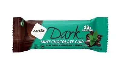 Nugo Dark Chocolate Chocolate Chip, 12g Vegan Protein, 200 Calorie, Gluten Free, 24 Count