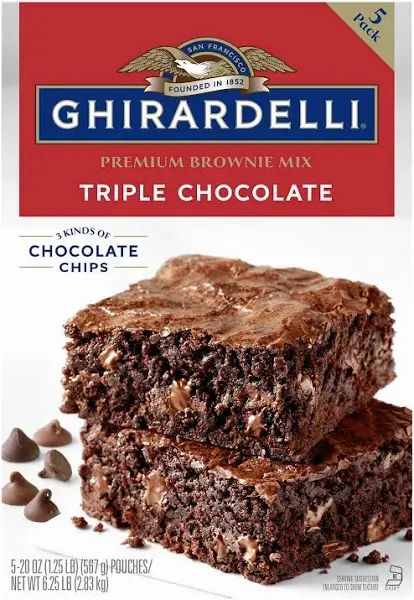 Ghirardelli Brownie Mix Triple Chocolate