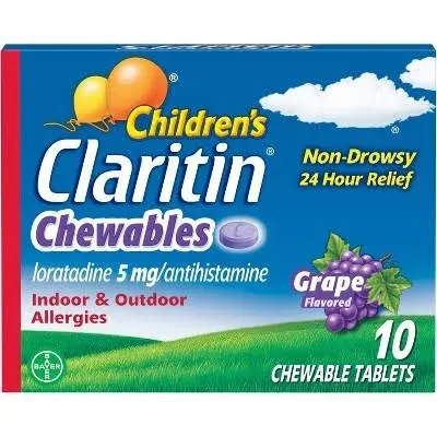 Claritin Children's 24 Hour Allergy Chewable Tablets