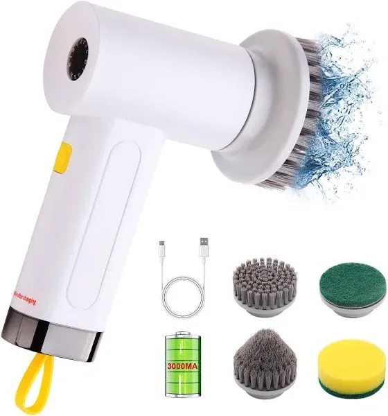 Electric Spin Scrubber LveSunny Cleaning Brush 3000ma Handheld Cordless Suita...