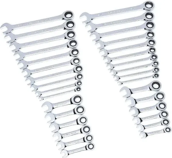 GearWrench 70032 32-Piece Combination Ratcheting Wrench Set