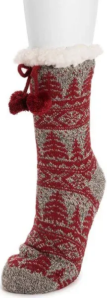 Muk Luks Women's Tall Cabin Socks