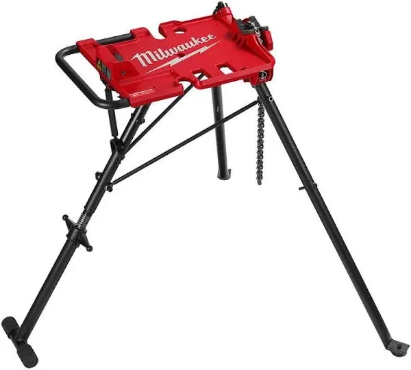 Milwaukee, 6” Leveling Tripod Chain Vise, Jaw Width 6 in, Jaw Capacity 6 in,