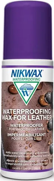 Nikwax Waterproofing Wax for Leather, Cream, Restores DWR Water Repellency, Shoe Care, Boot & Footwear Cleaner, Rain Protection, Safe for Gore-Tex