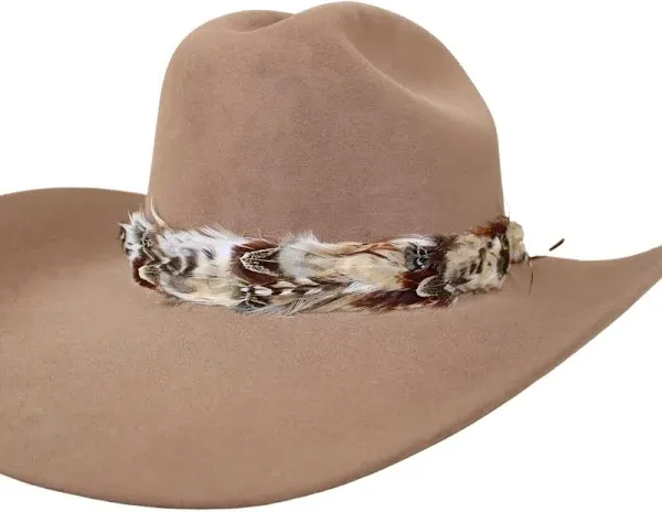 Feather and Hide Hat Bands