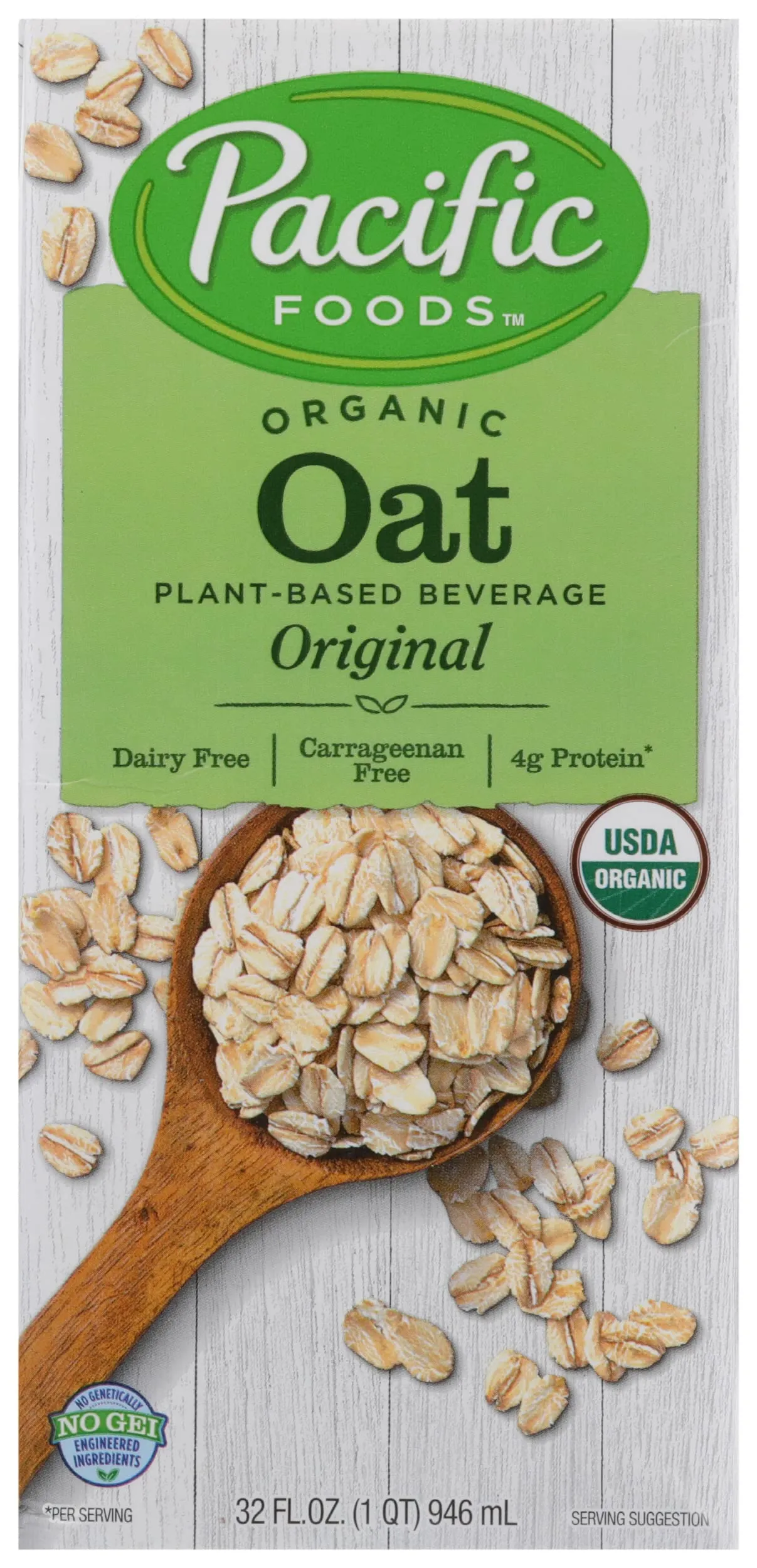 Pacific Foods Organic Oat Milk Original