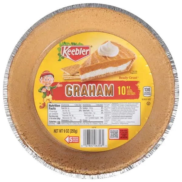 Keebler Ready Pie Crust - Graham - 9 oz - 3 Pack