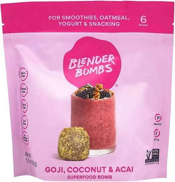 Blender Bombs Goji Coconut Acai, 5.7 oz