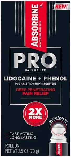 Absorbine Jr Pro Pain Relief Roll On