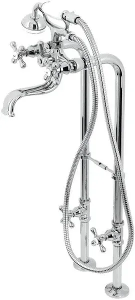 Kingston Brass Kingston Freestanding Clawfoot Tub Faucet Package with Supply Line