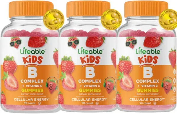 B Complex Gummies with Vitamin C for Kids