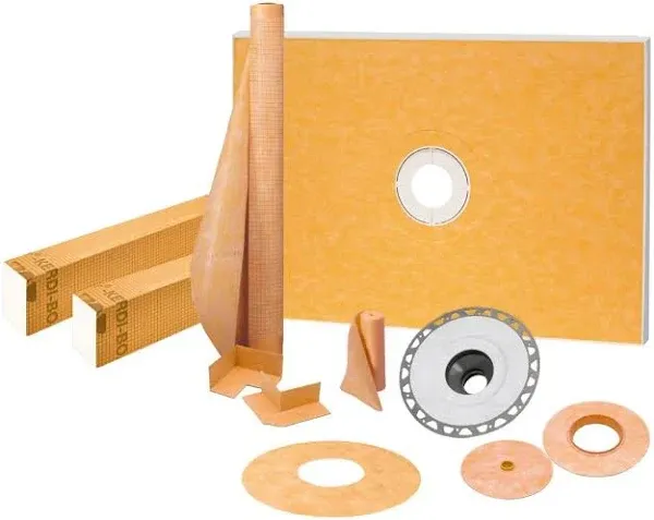 Schluter Systems Kerdi-Shower-Kit 38-in x 60-in No Drain