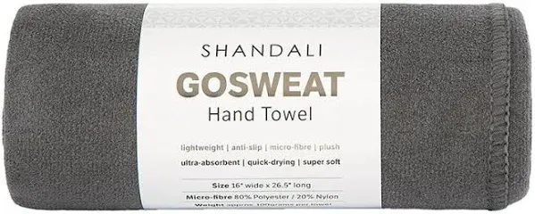 Shandali GoSweat Hot Yoga Towel, Super Absorbent, 100% Microfiber, Suede, Best Bikram/HOT Yoga Towel, Many Colours Available