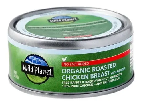 Wild Planet Organic Roasted Chicken Breast With Rib Meat (5 oz)