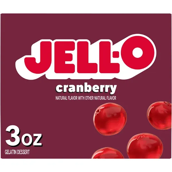 Cranberry Gelatin Dessert Jell-O