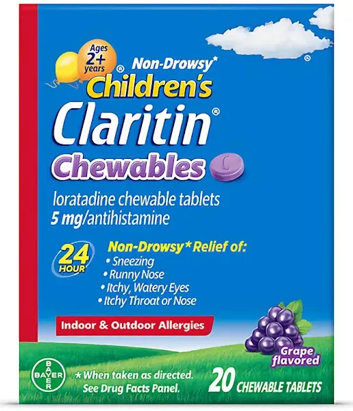 Claritin Children's Allergy Relief Chewable Tablets