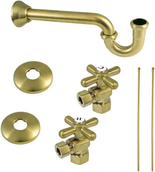 Kingston Brass Plumbing 1 1/4&#034; Trimscape Traditional Plumbing Supply Kit Combo