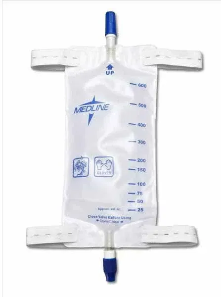 Medline Leg Bags with Twist Valve