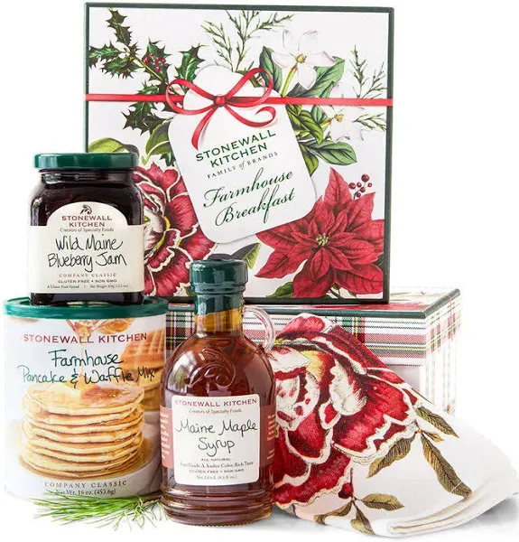 Stonewall Kitchen Farmhouse Holiday Breakfast Gift Set