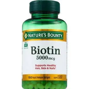 Nature's Bounty Biotin mcg