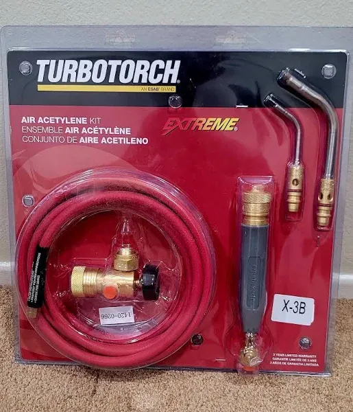 TurboTorch / ESAB - 0386-0335 - TURBOTORCH Torch Kit: Swirl Flame, CGA-520,