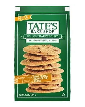 Tate's Bake Shop Cookies, Salted Caramel Chocolate Chip (6.5 oz)