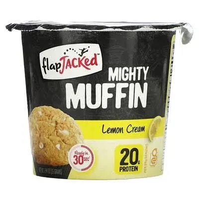 Flapjacked, Mighty Muffin with Probiotics, Lemon Cream, 1.94 oz (55 g)