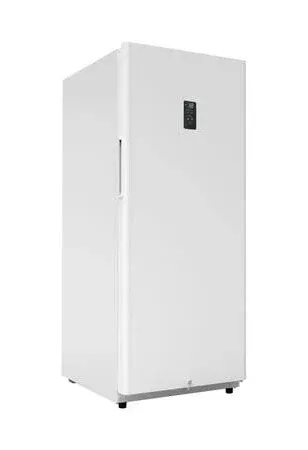 Hamilton Beach 17 cu. ft. Convertible Freezer Refrigerator, Upright Fridge Freezer with Electronic Temperature Control, Energy Efficient White Convertible Fridge - HBFRF1798, White