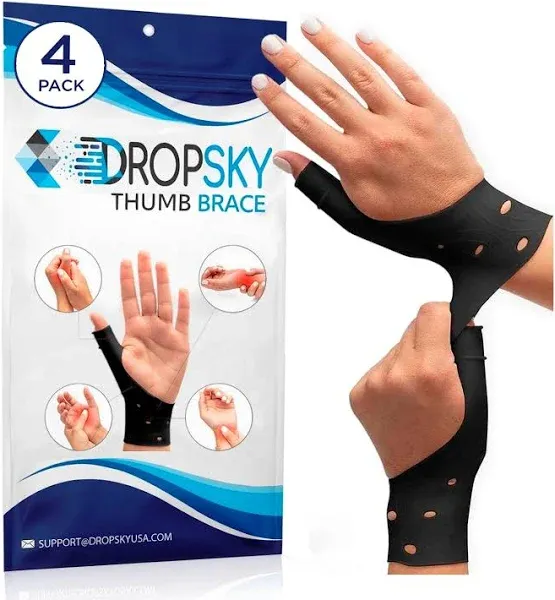 Waterproof Wrist Thumb Support With Pad, Thumb Brace for Arthritis Pain and S...