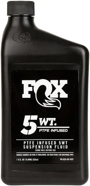 Fox PTFE Infused 5 Weight Suspension Fluid - 1-Quart