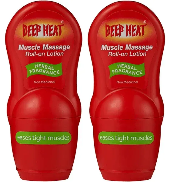 Deep Heat Muscle Massage Roll On Lotion