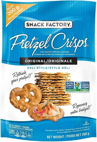 Snack Factory Pretzel Crisp Orgnl Prty 14 Oz