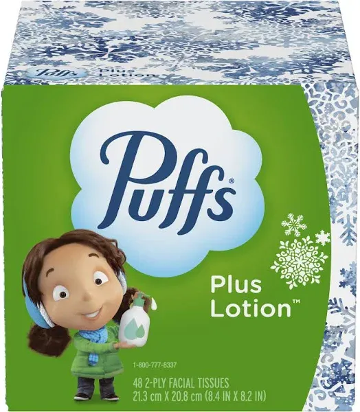 Puffs Plus Lotion 2 Ply Facial Tissue - 4-56 Count